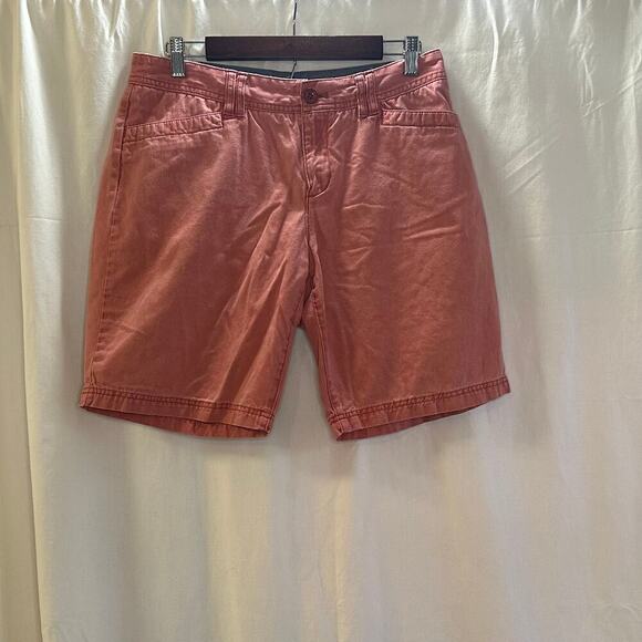 Eddie Bauer Legend Wash Coral Shorts – Size 8 - Picture 1 of 3